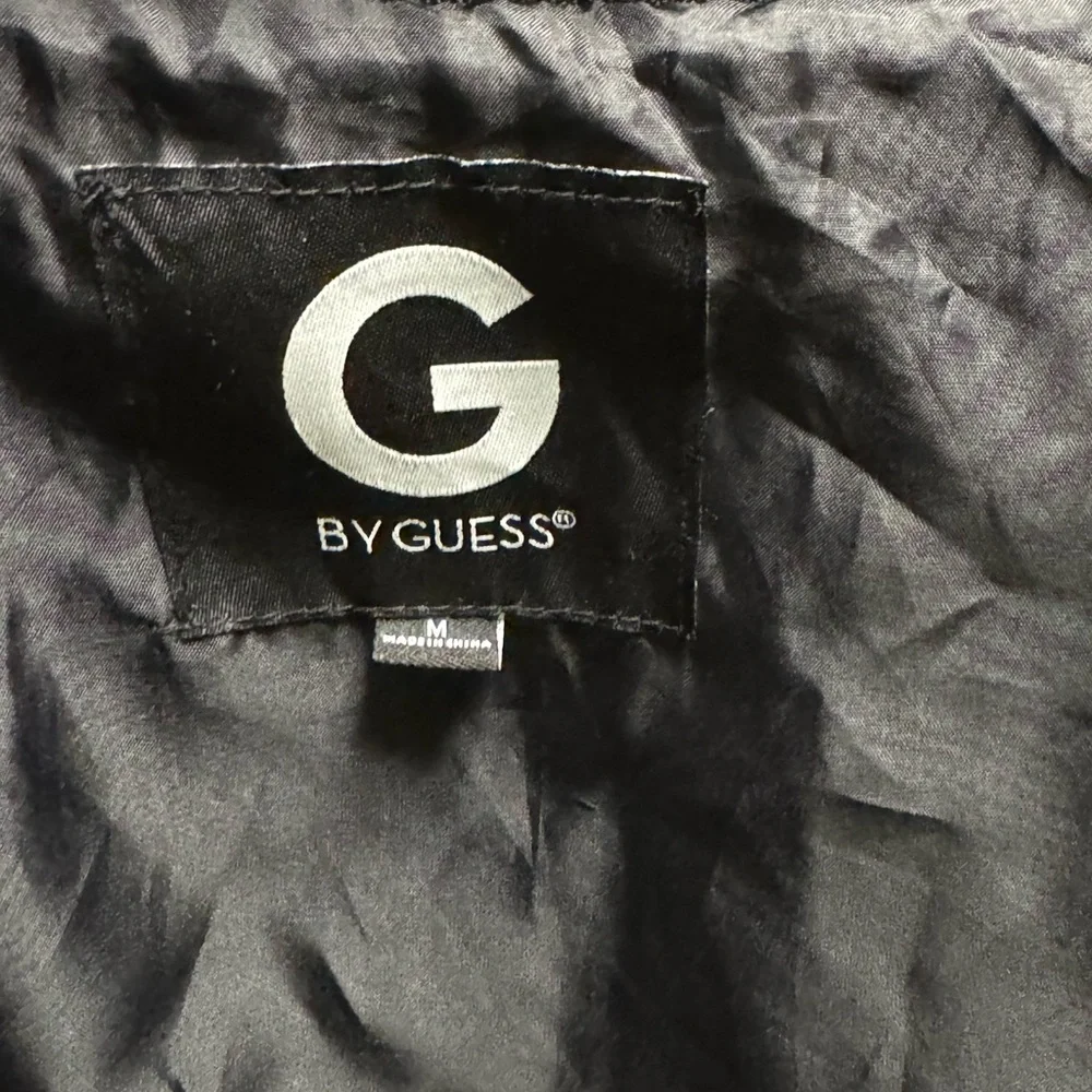 G by Guess Men's Black Zip-Up Sweater - Picture 7 of 8
